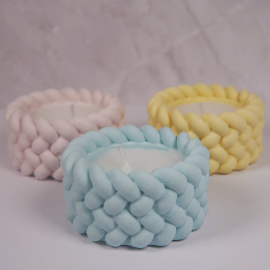 Mini Rope Candles (Set of 3)