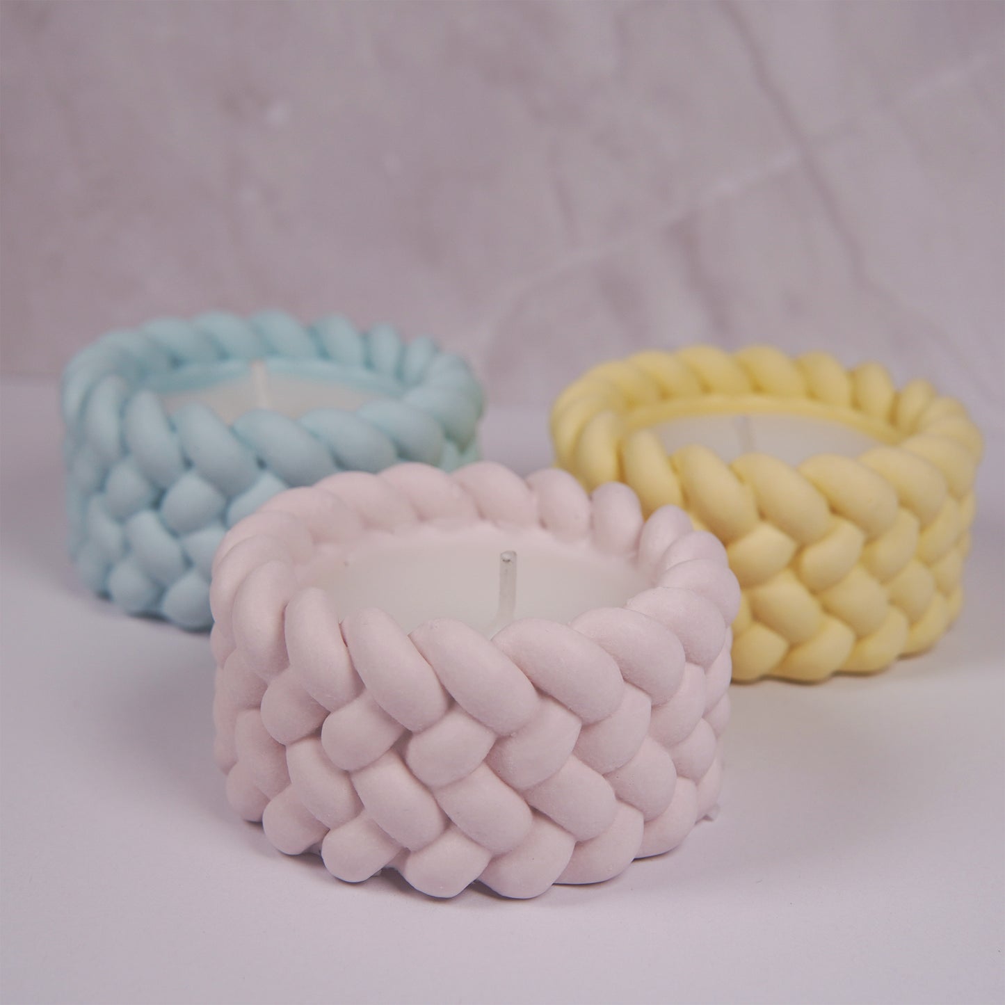 Mini Rope Candles (Set of 3)
