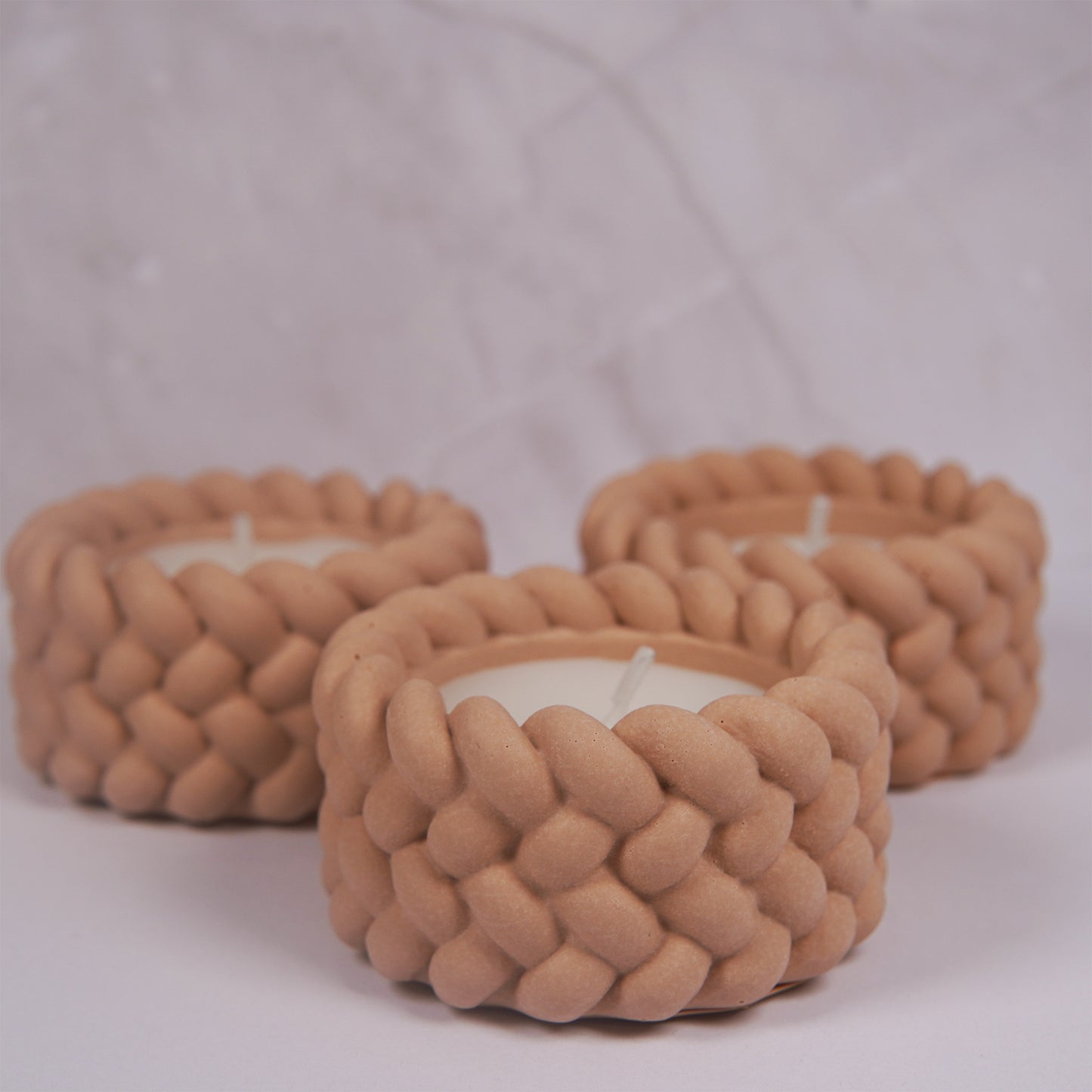 Mini Rope Candles (Set of 3)