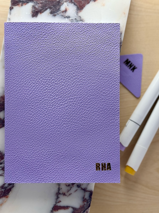 Pastel Purple B6 Faux Leather Notebook